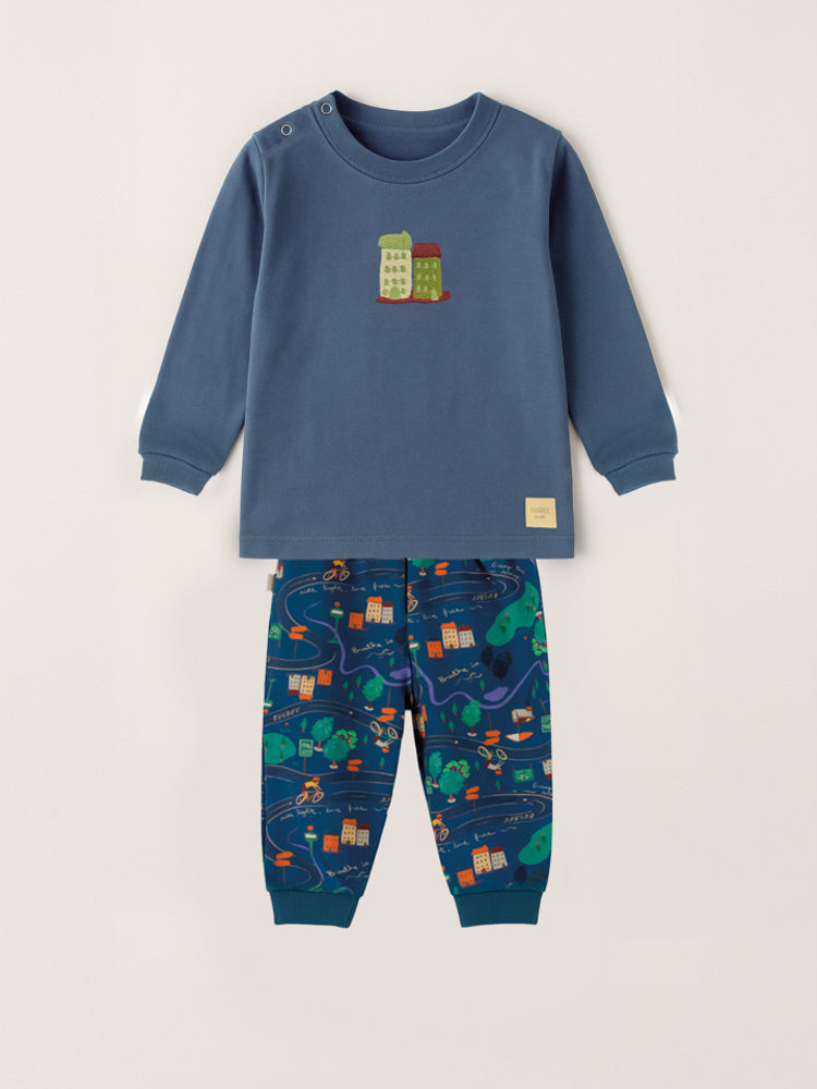 Conjunto para Bebê Azul Space Bugbee