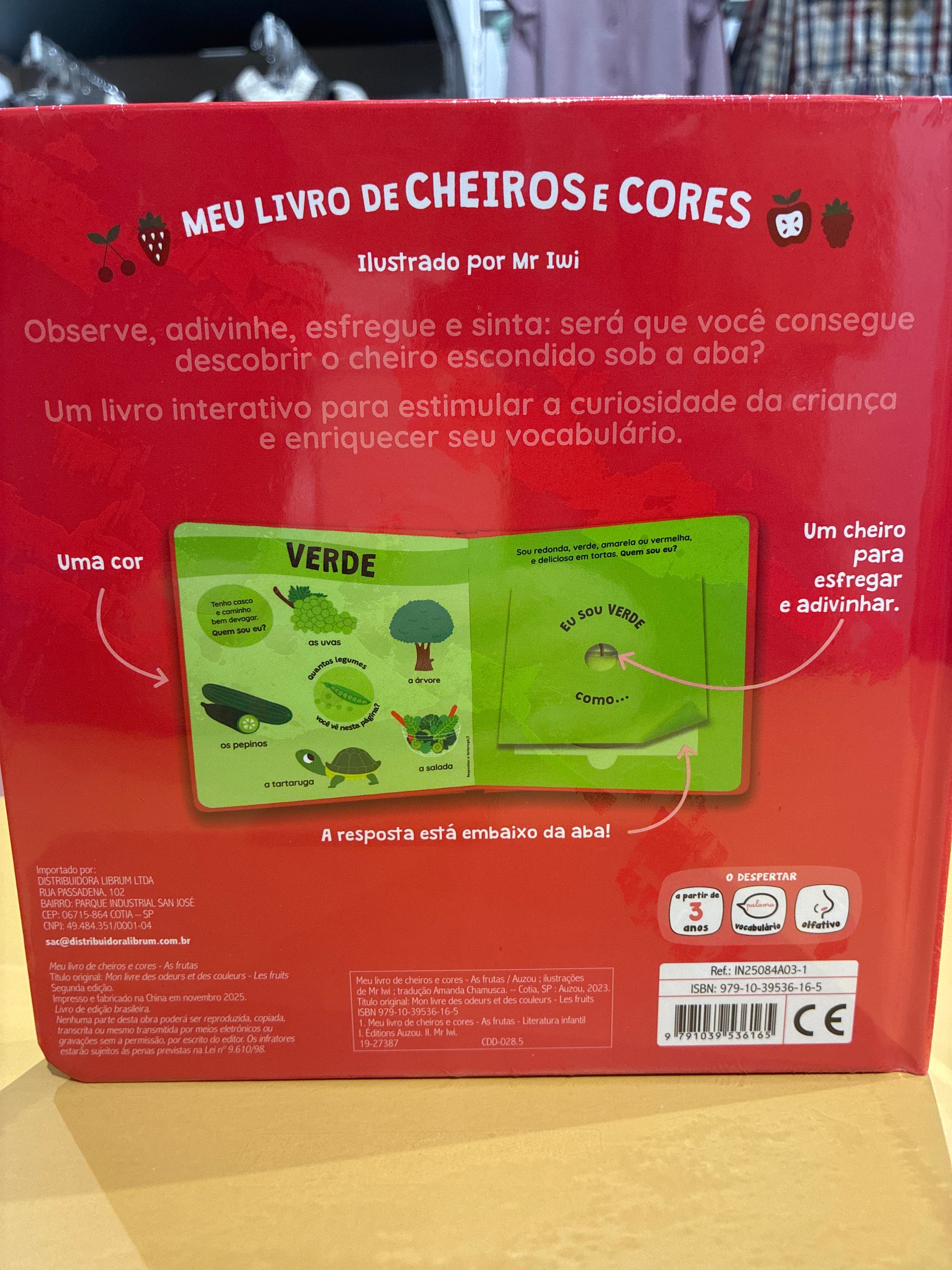 Meu livro de cheiros e cores: As frutas