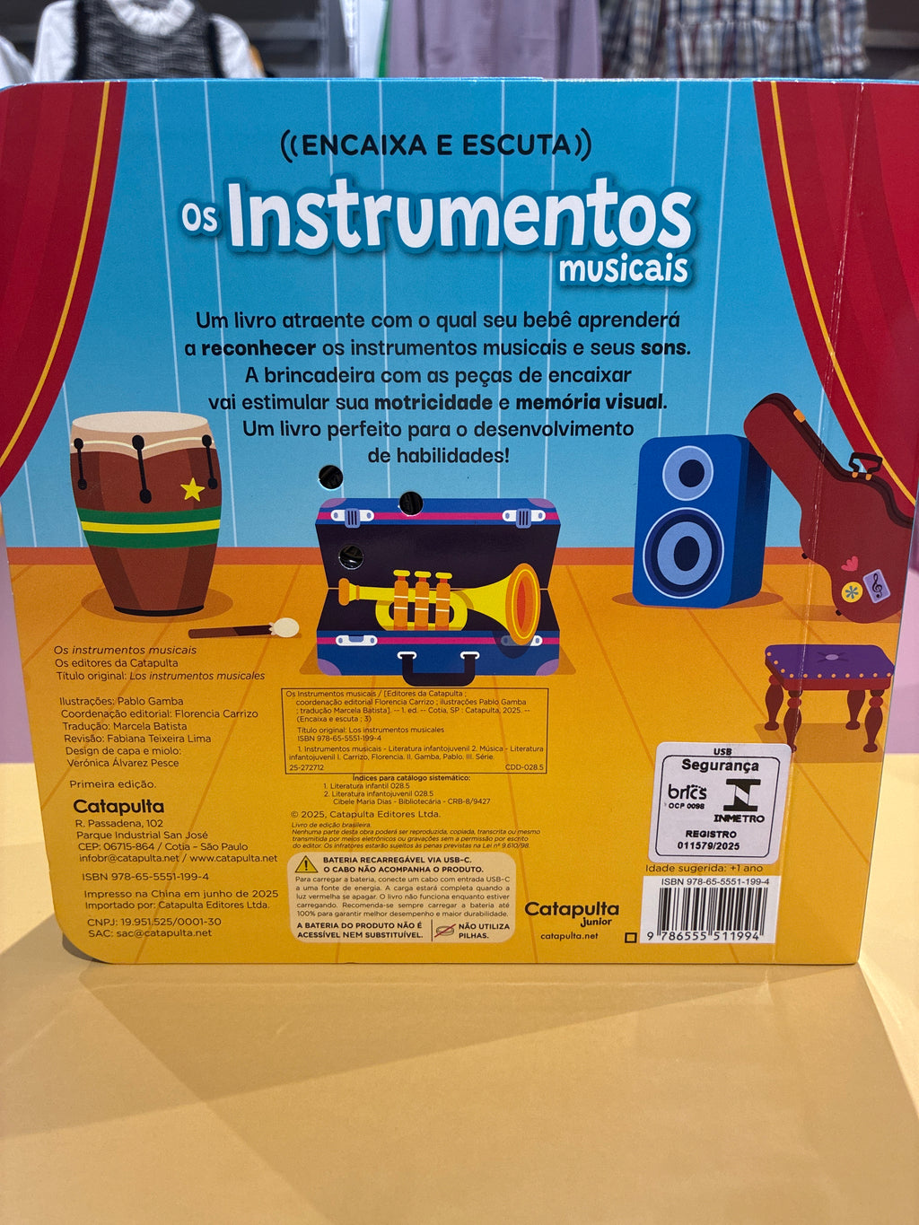Encaixa e escuta: Os instrumentos musicais (USB)
