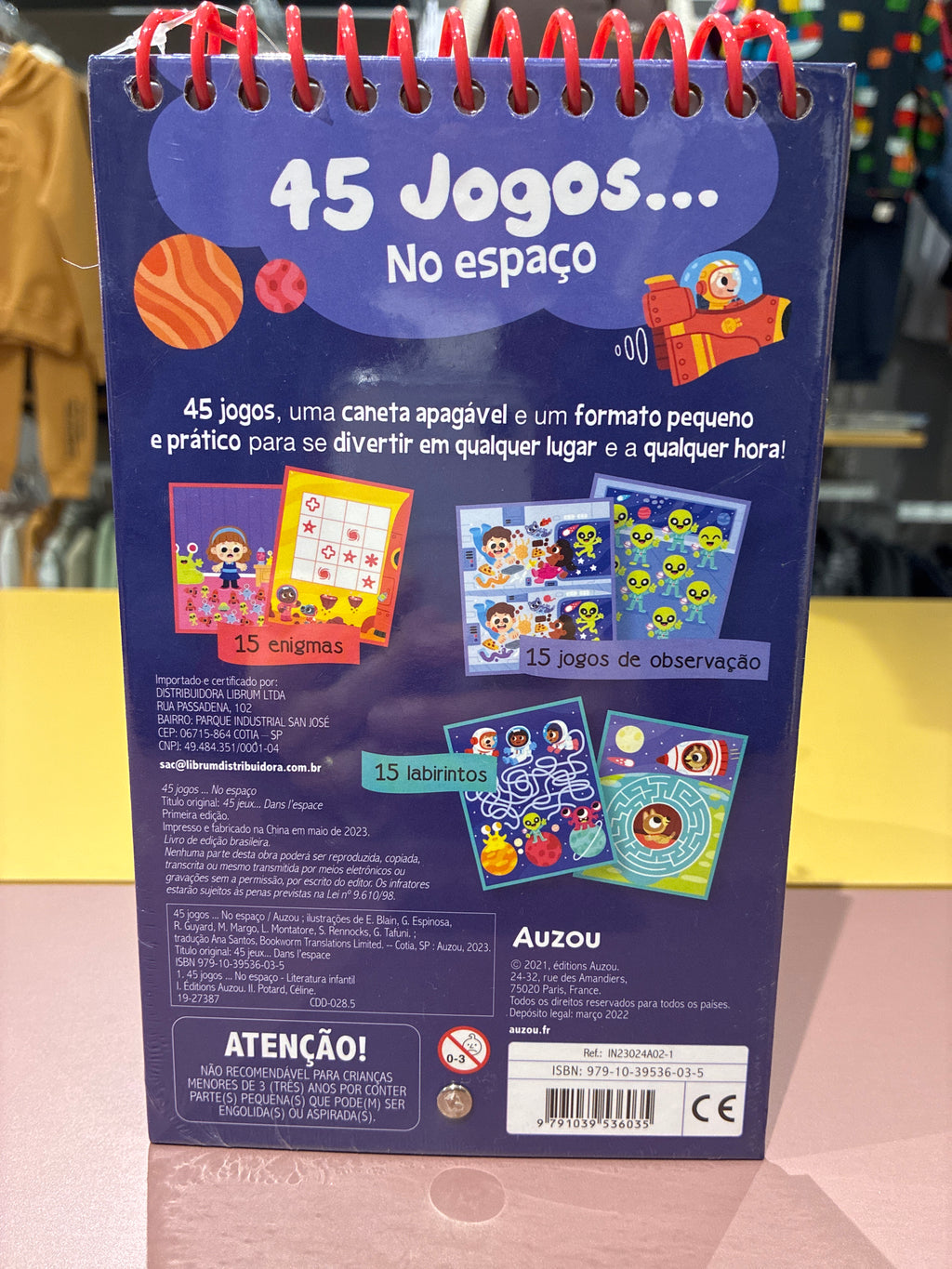 45 jogos no espaço