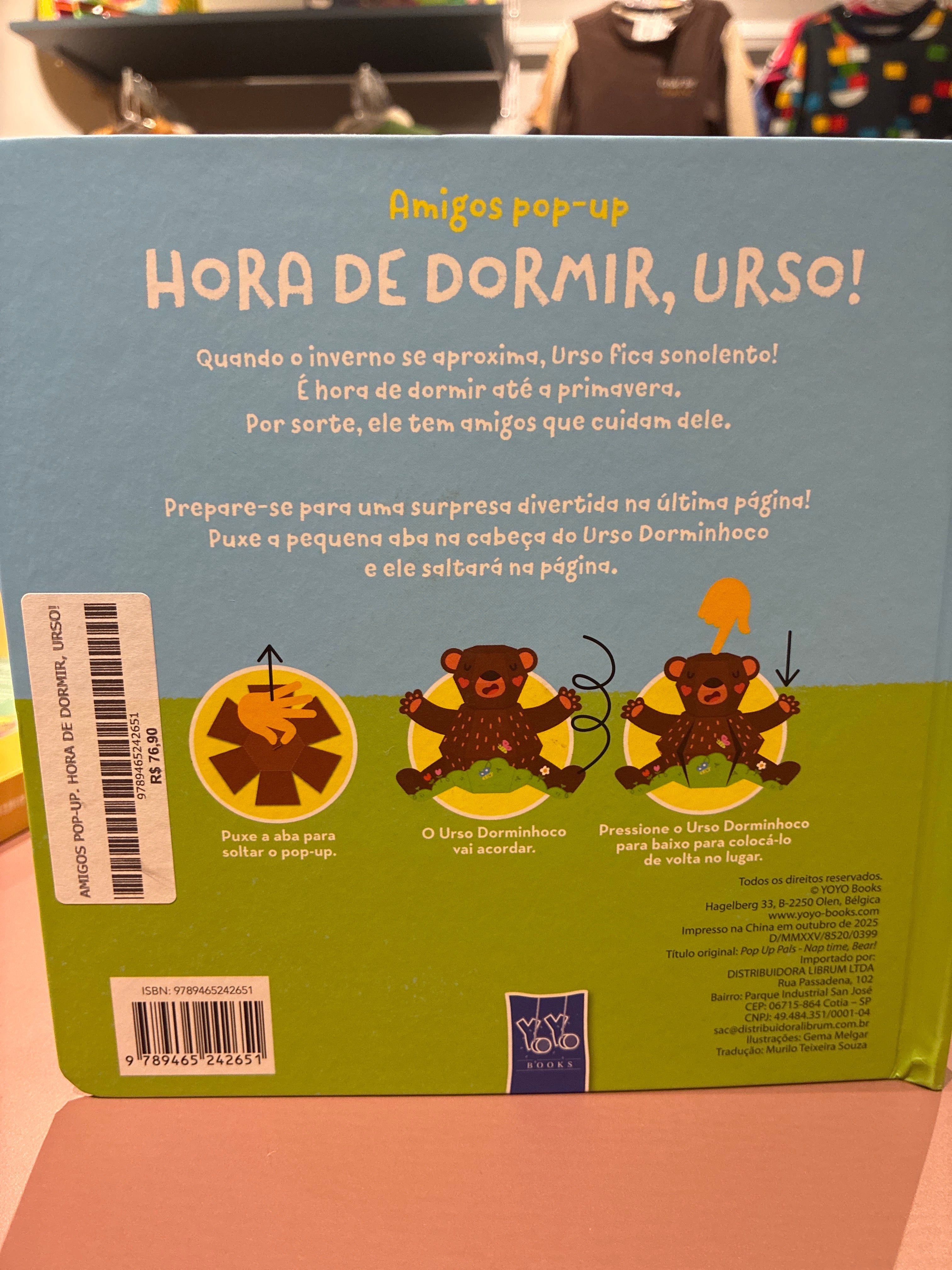 Amigos Pop-Up: Hora de dormir, Urso!