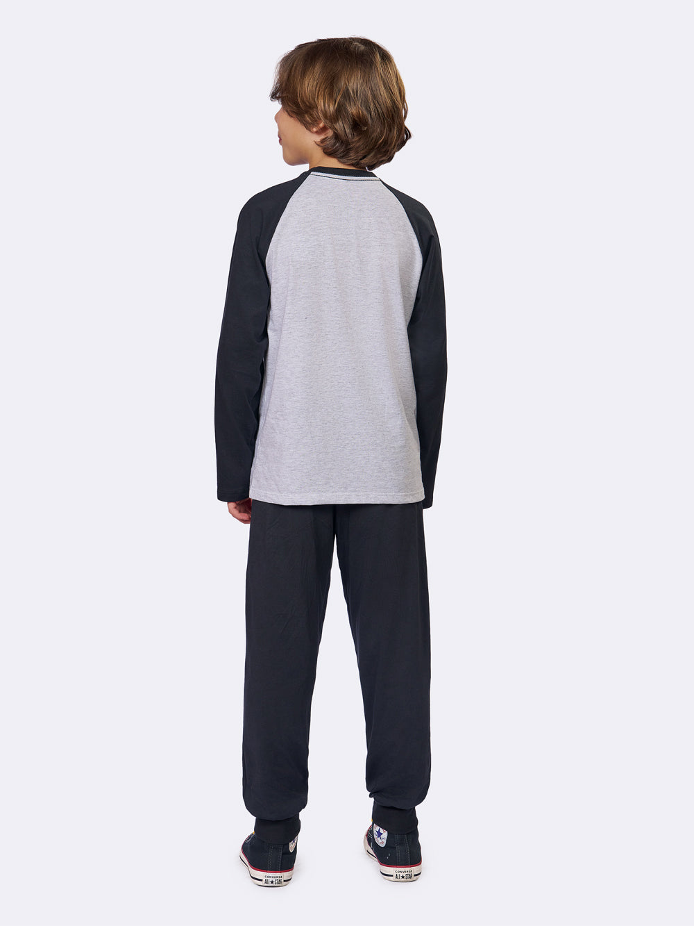 Pijama Manga Longa Infantil Batman Veggi
