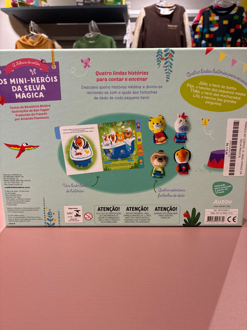A Fábrica de histórias: Os Mini-Heróis da selva mágica