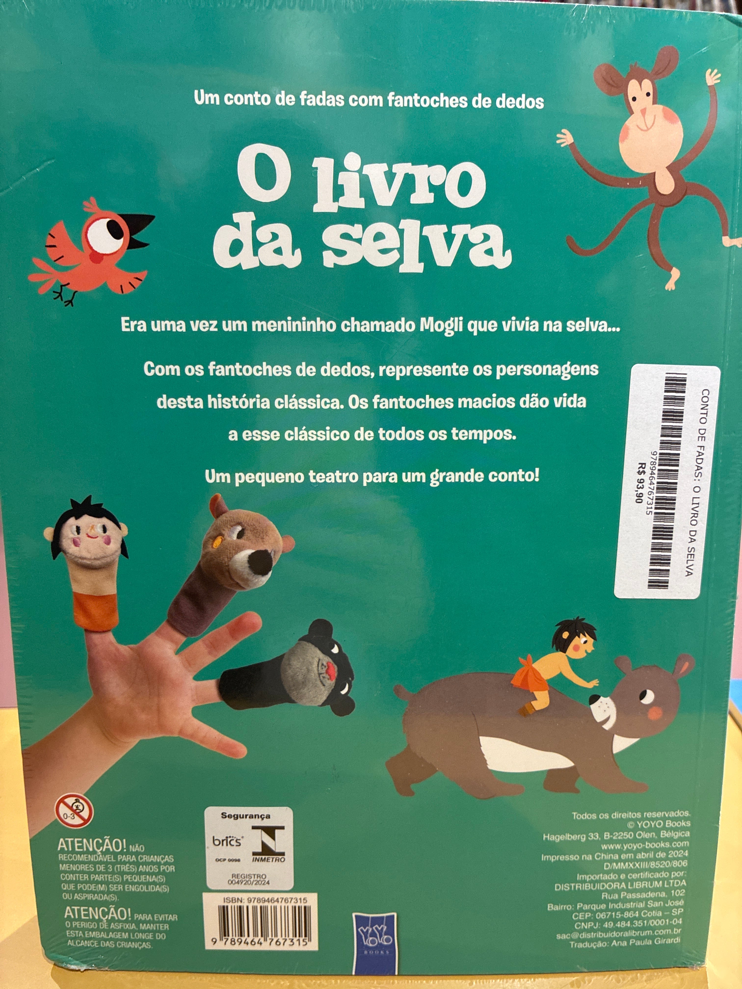 Um conto de fadas com fantoches de dedos