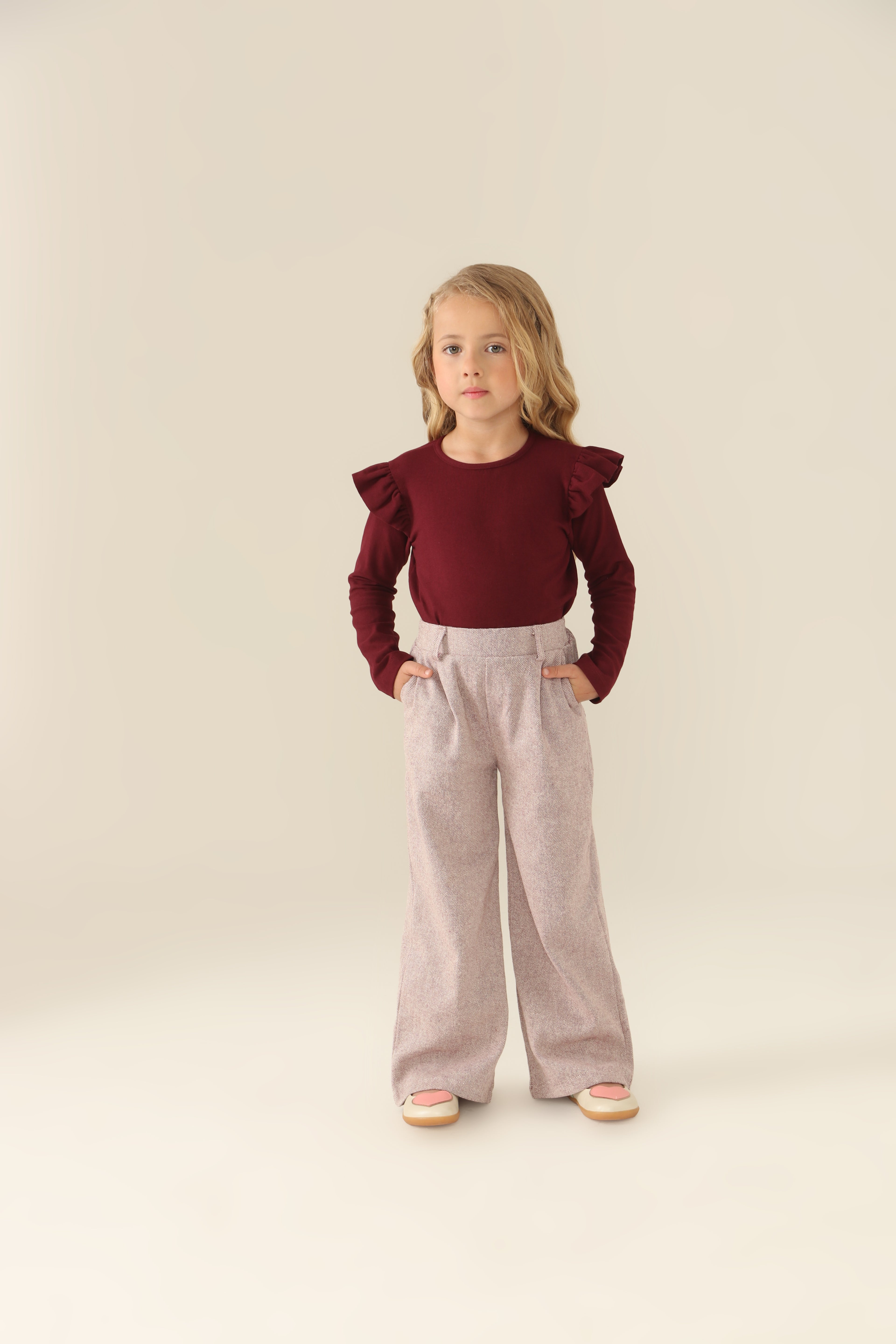 Blusa Isadora Bordô Petit Môme