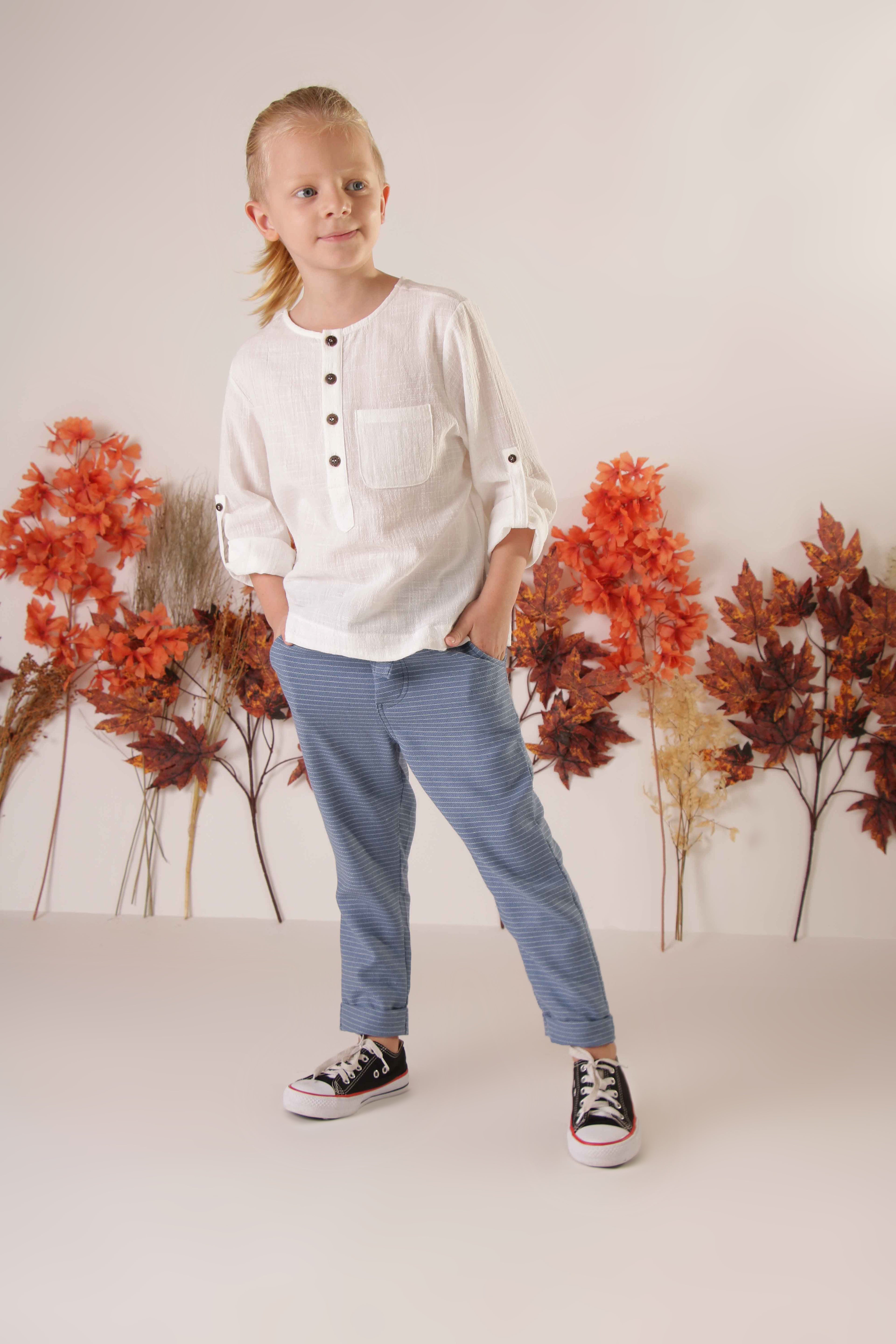 Camisa Pedro Branca Petit Môme
