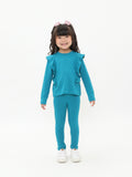 Conjunto Anastácia Azul Índigo Petit Môme