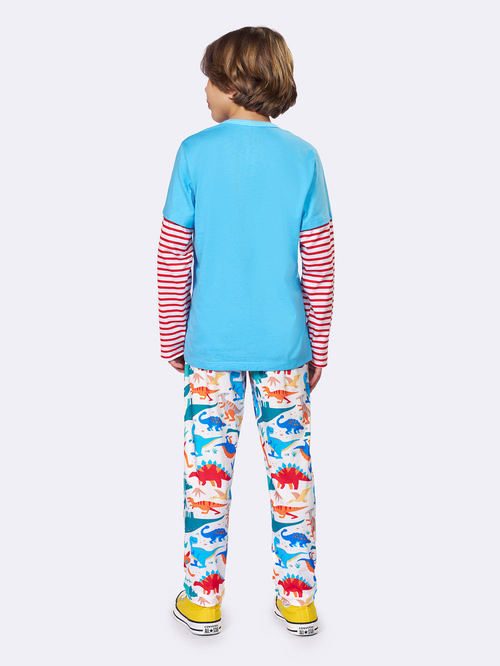 Pijama Manga Longa Infantil Dino Voador Veggi
