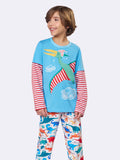 Pijama Manga Longa Infantil Dino Voador Veggi