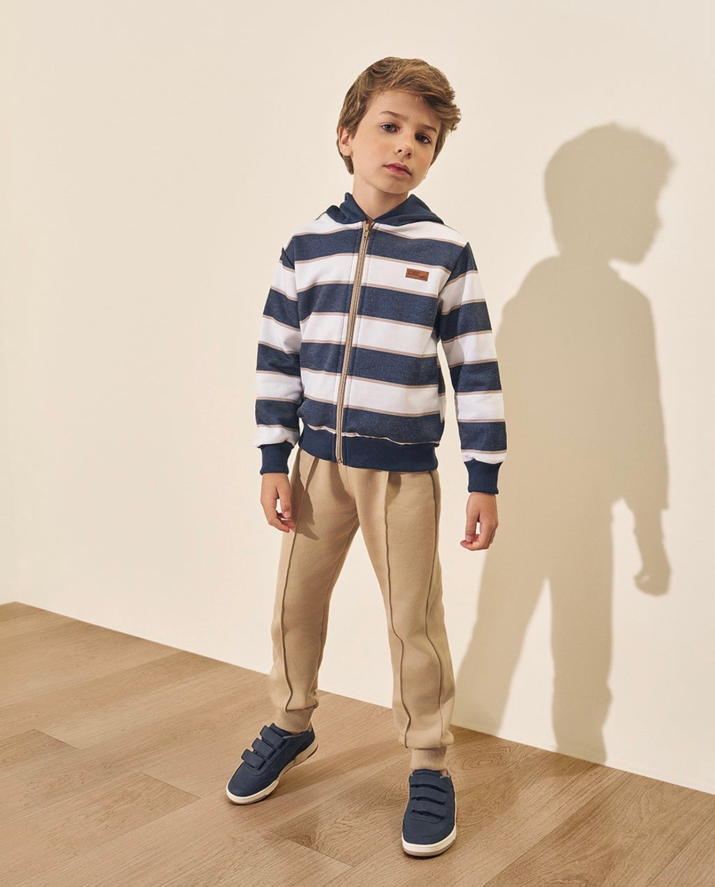 Conjunto Jaqueta e Calça Café/ Marinho Divertto