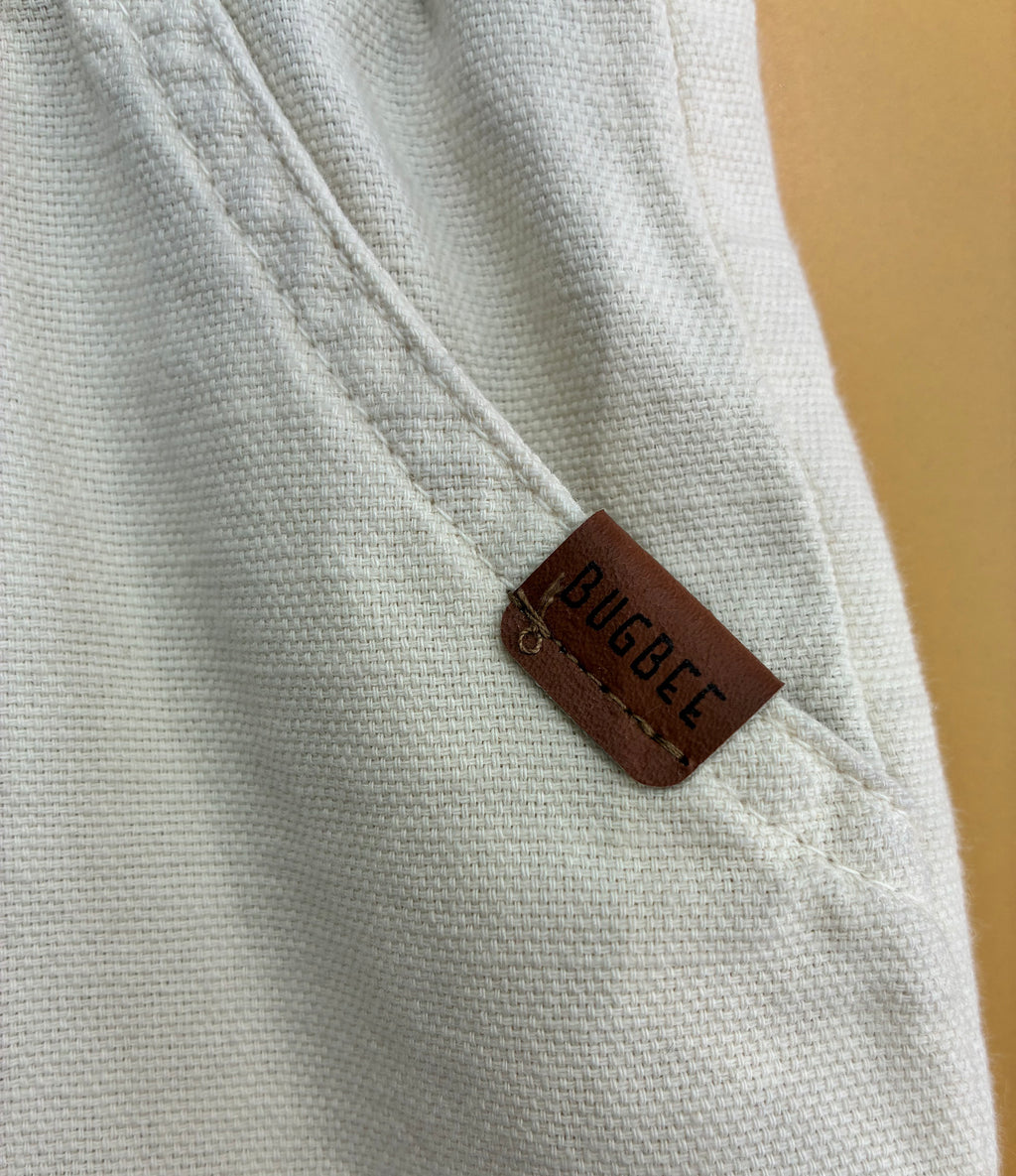 Bermuda Tecido Natural New Off Bugbee