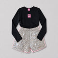 Conjunto Shorts Camiseta Longa Cinti