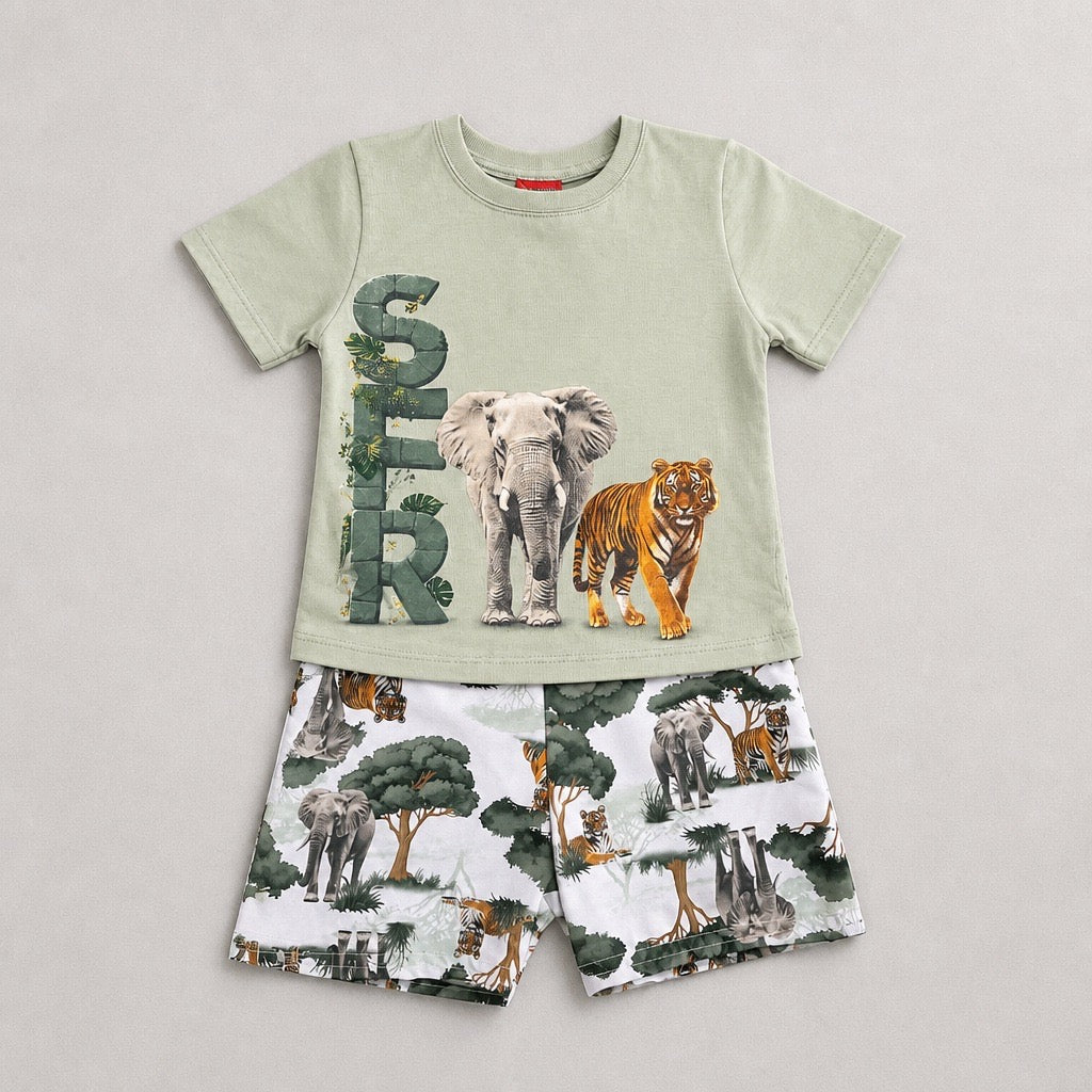 Conjunto Safari Verde Matcha Kyly