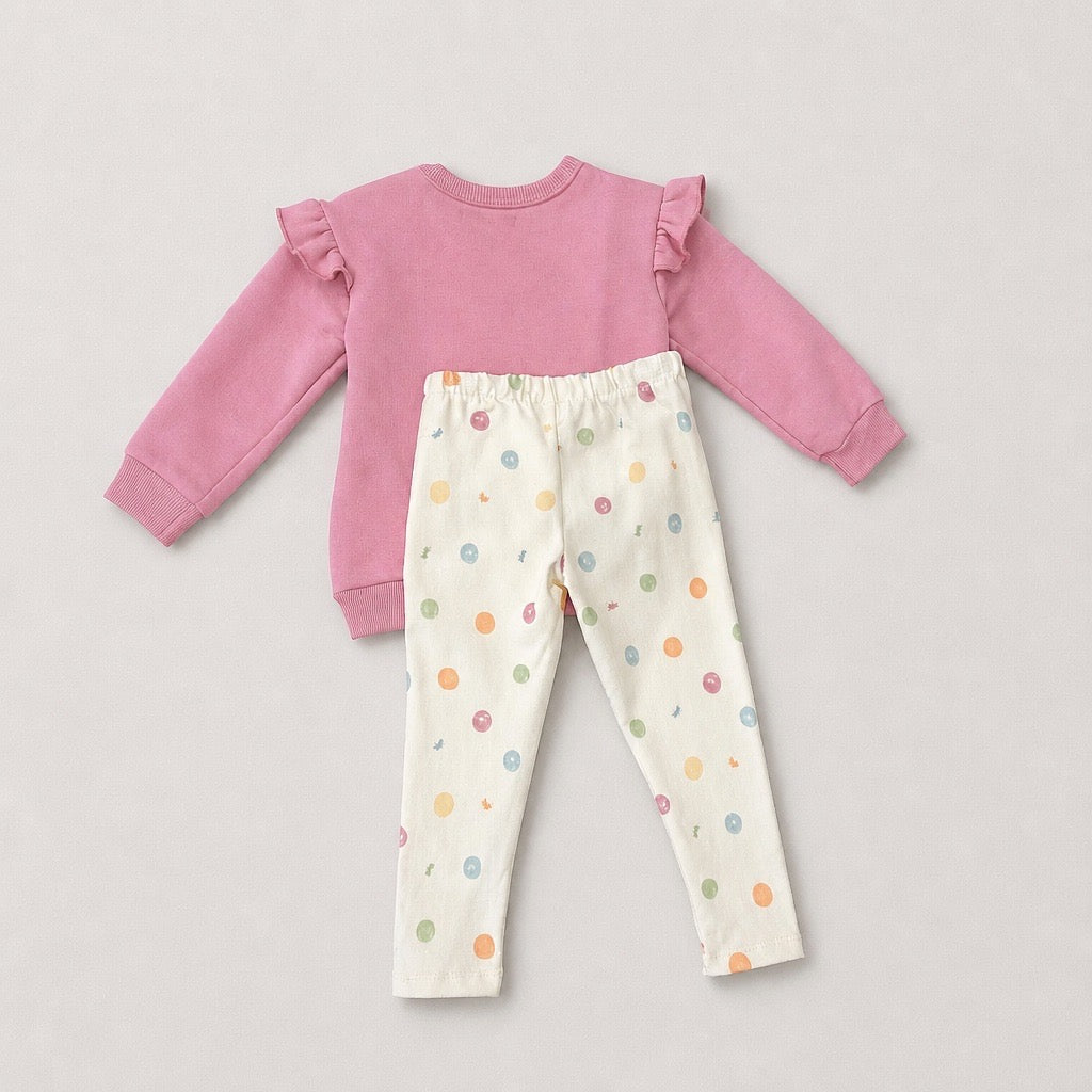 Conjunto para Bebê Rosa Astral Bugbee