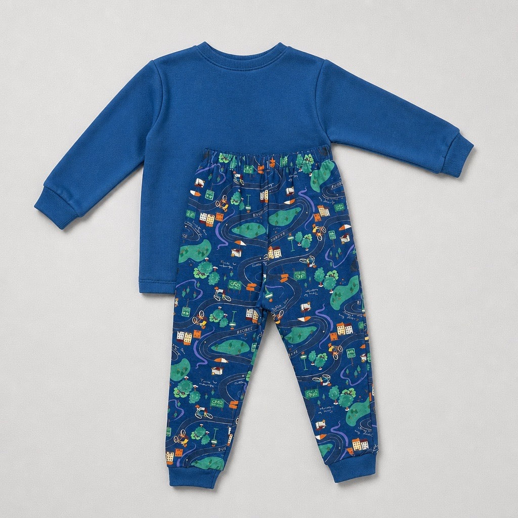 Conjunto para Bebê Azul Space Bugbee
