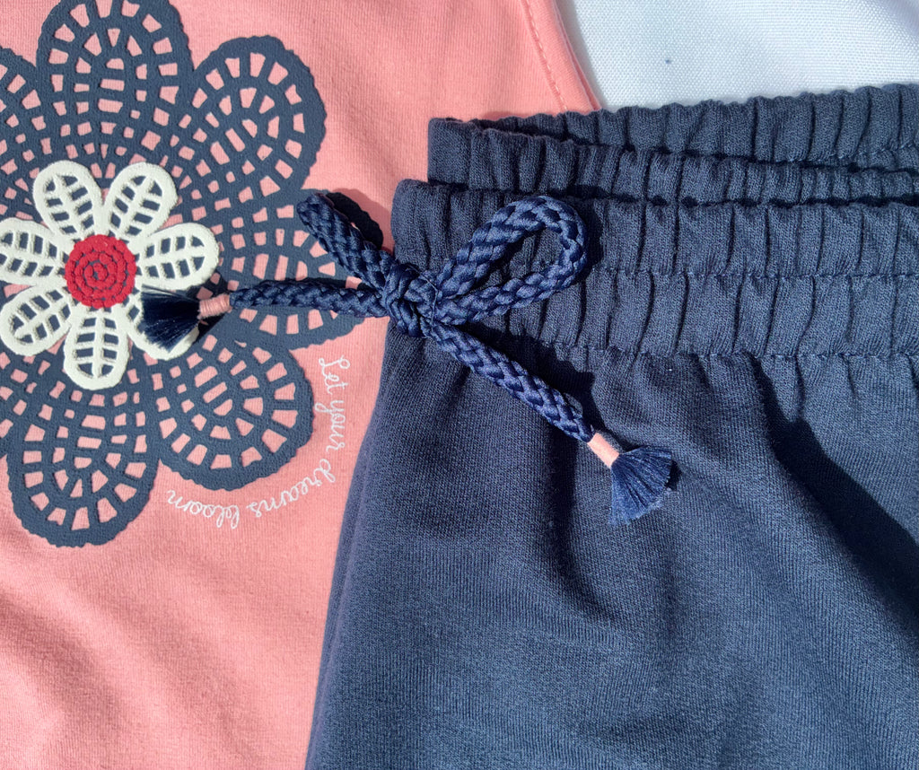 Conjunto Regata Flor Bordada Kyly