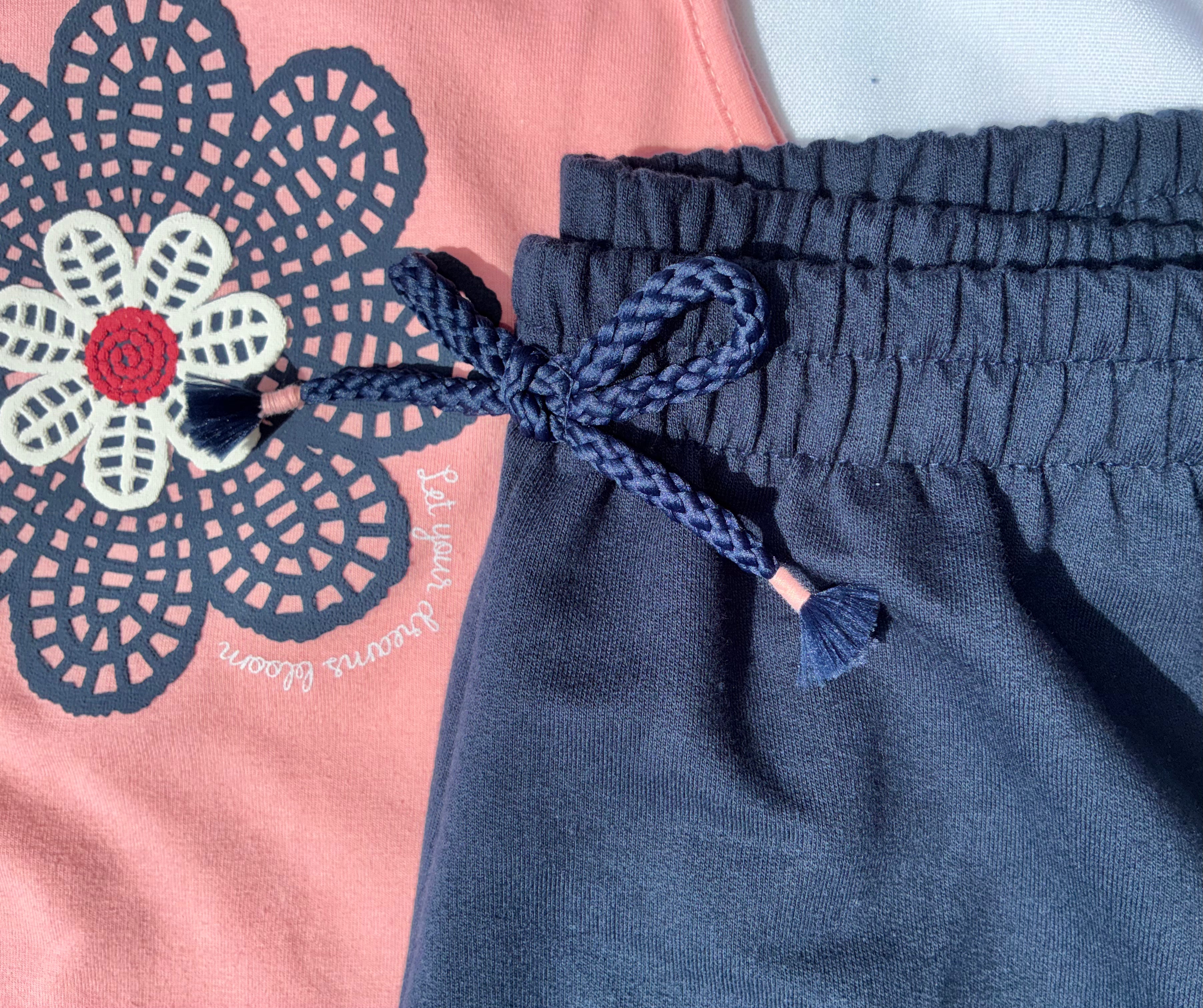 Conjunto Regata Flor Bordada Kyly
