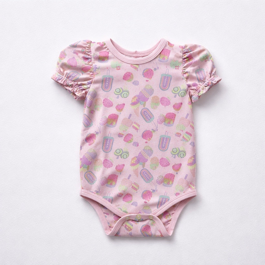 Conjunto Body e Salopete Ice Cream Kukiê