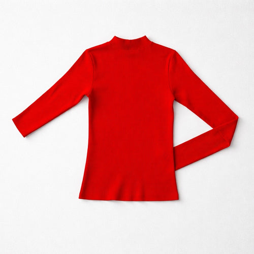 Blusa Manga Longa Ribana Canelada Bugbee