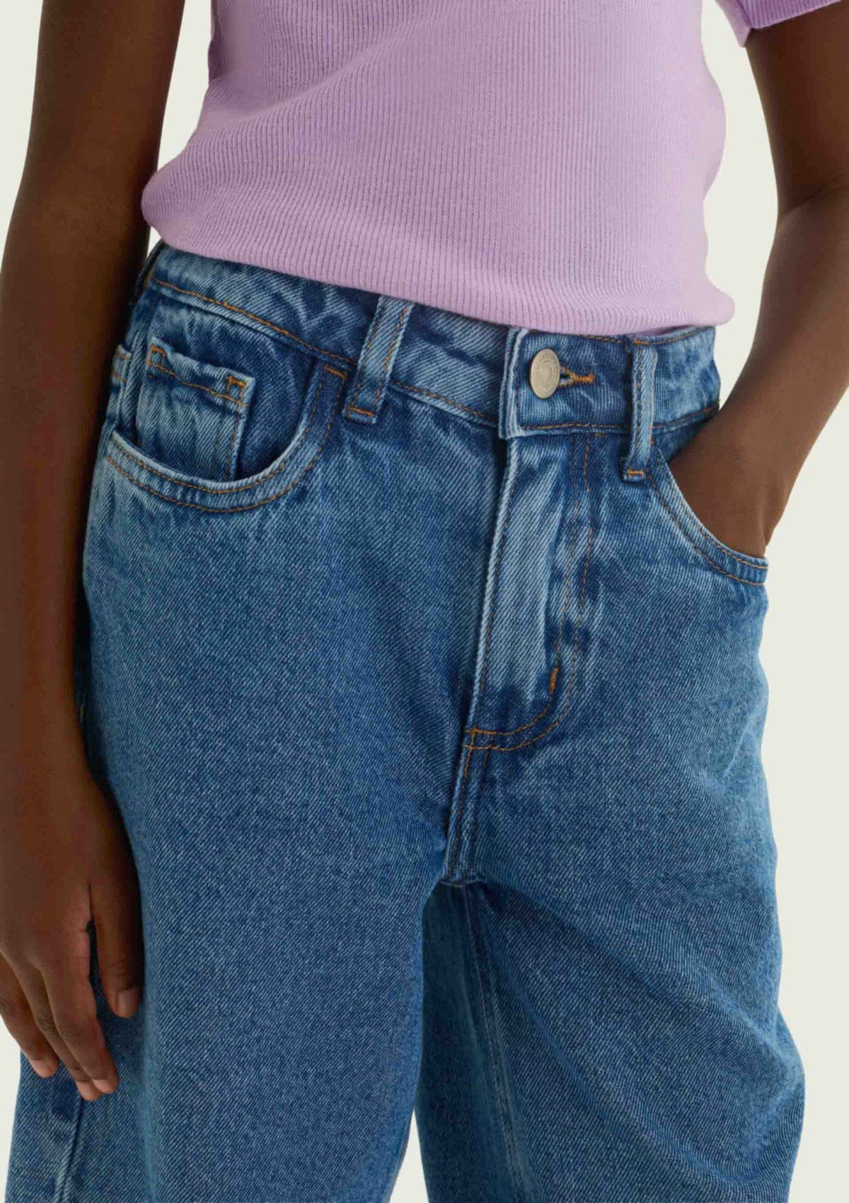 Calça Jeans Skater Fit Hering Kids