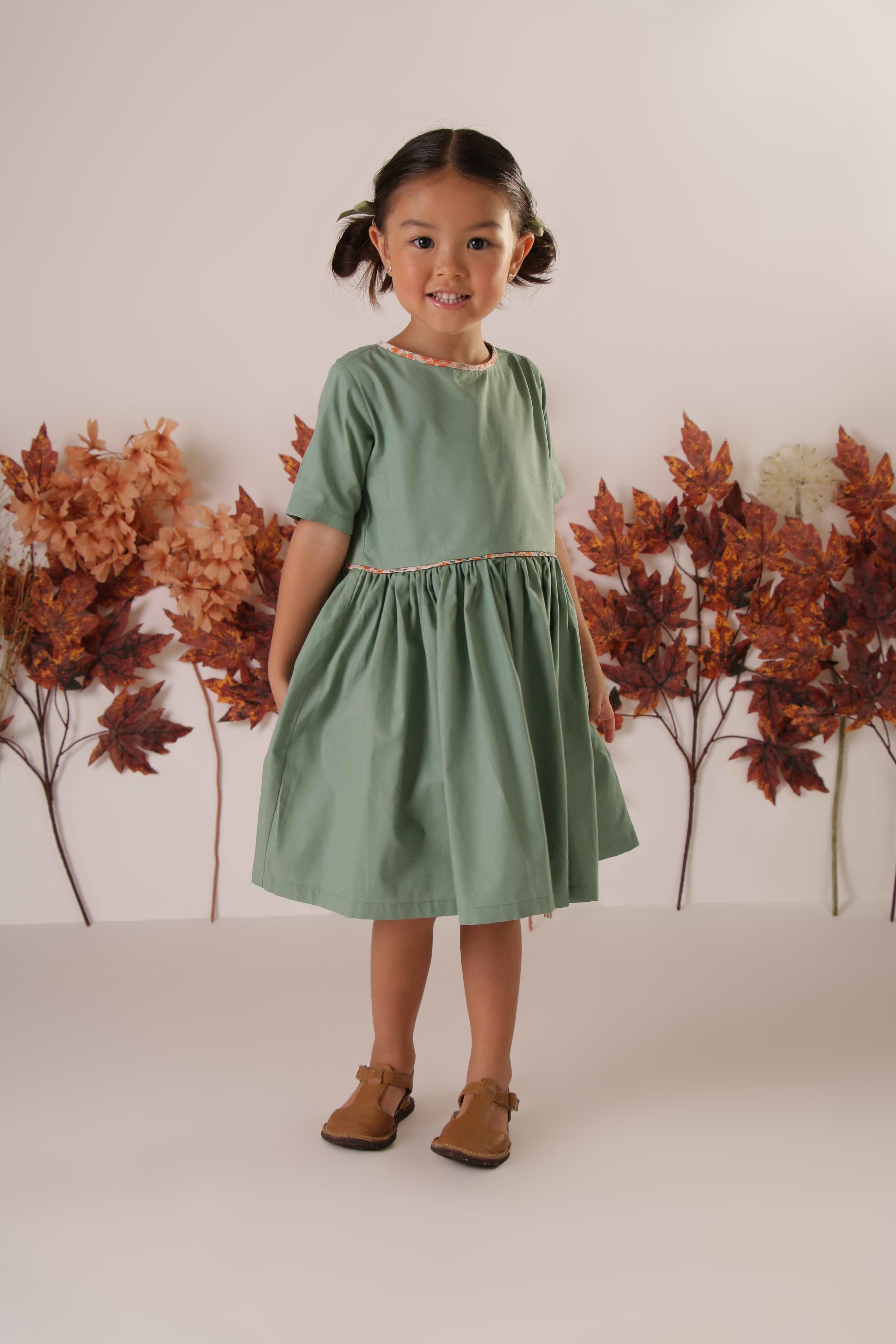 Vestido Malu Verde Petit Môme