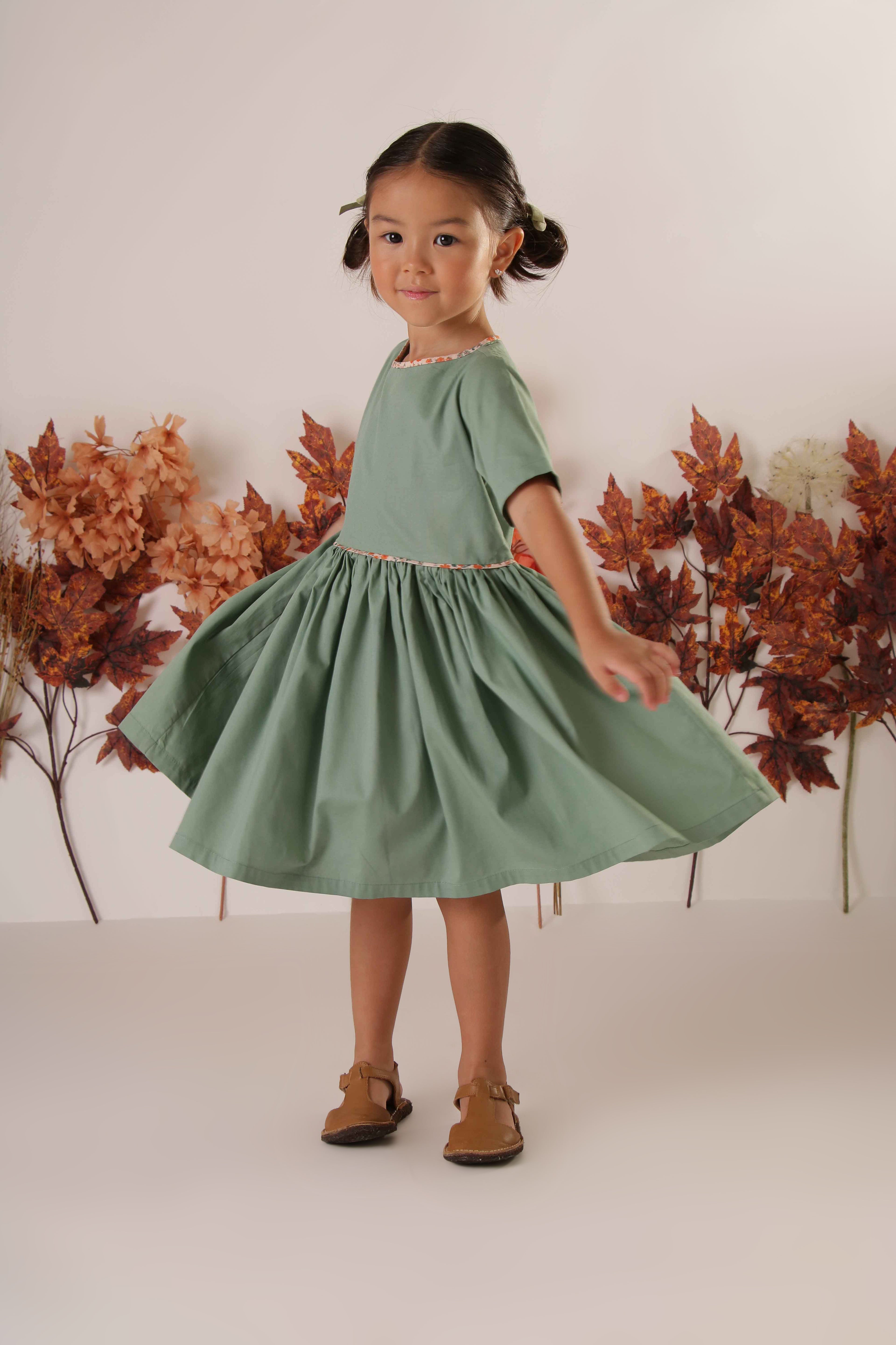 Vestido Malu Verde Petit Môme