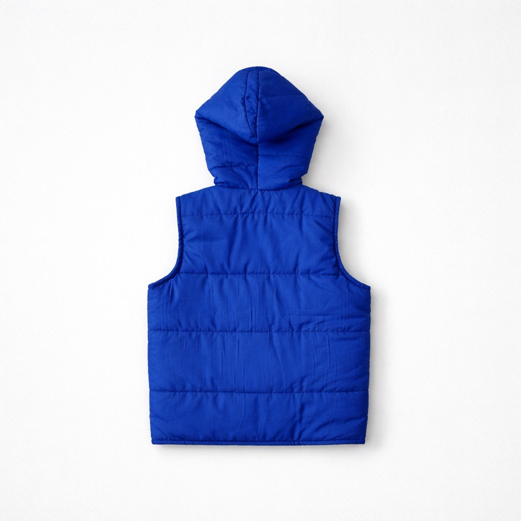 Colete Infantil Minimal Color em Tactel com Capuz Bugbee