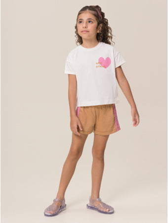 Conjunto Blusa e Shorts em Malha Best Friend Bugbee