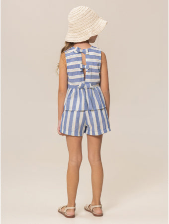 Conjunto Blusa e Shorts Praia Azul Plancton Bugbee