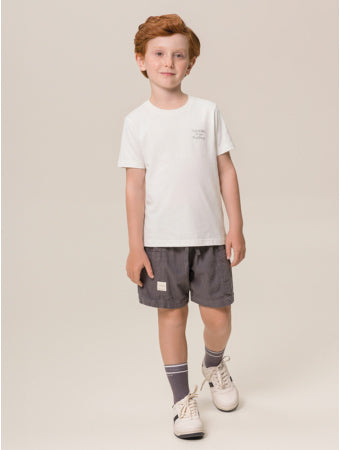 Conjunto Camiseta e Bermuda Sarja Playground Bugbee