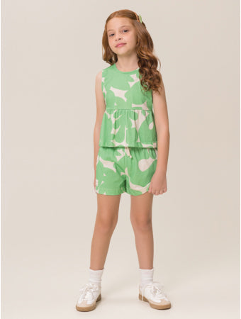 Conjunto Blusa Multiformas e Shorts Bugbee