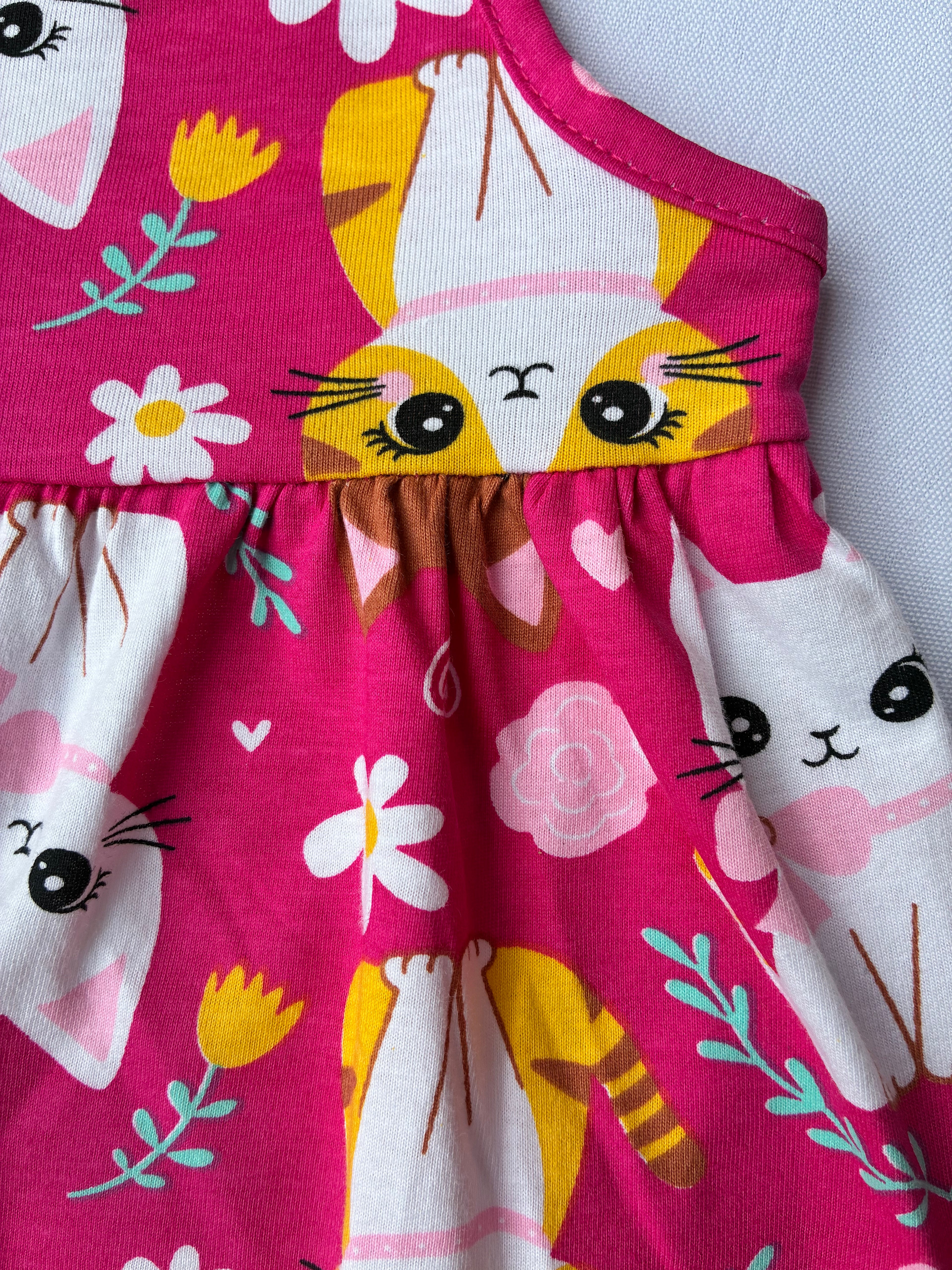 Vestido Regata Gatinhas Kyly