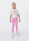 Calça Legging Tradicional Rosa Hering