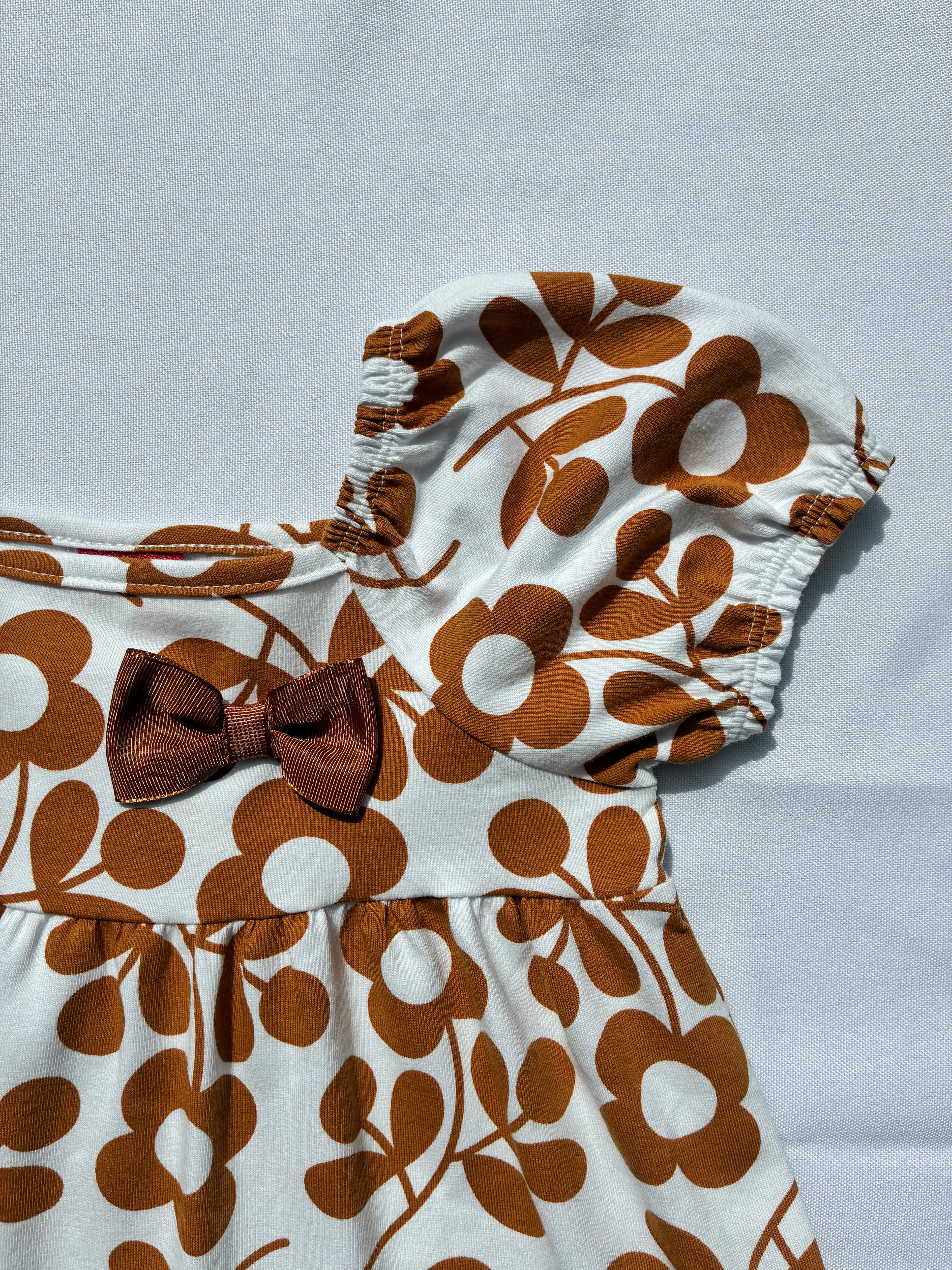 Vestido Infantil Três Marias Branco Floral Kyly