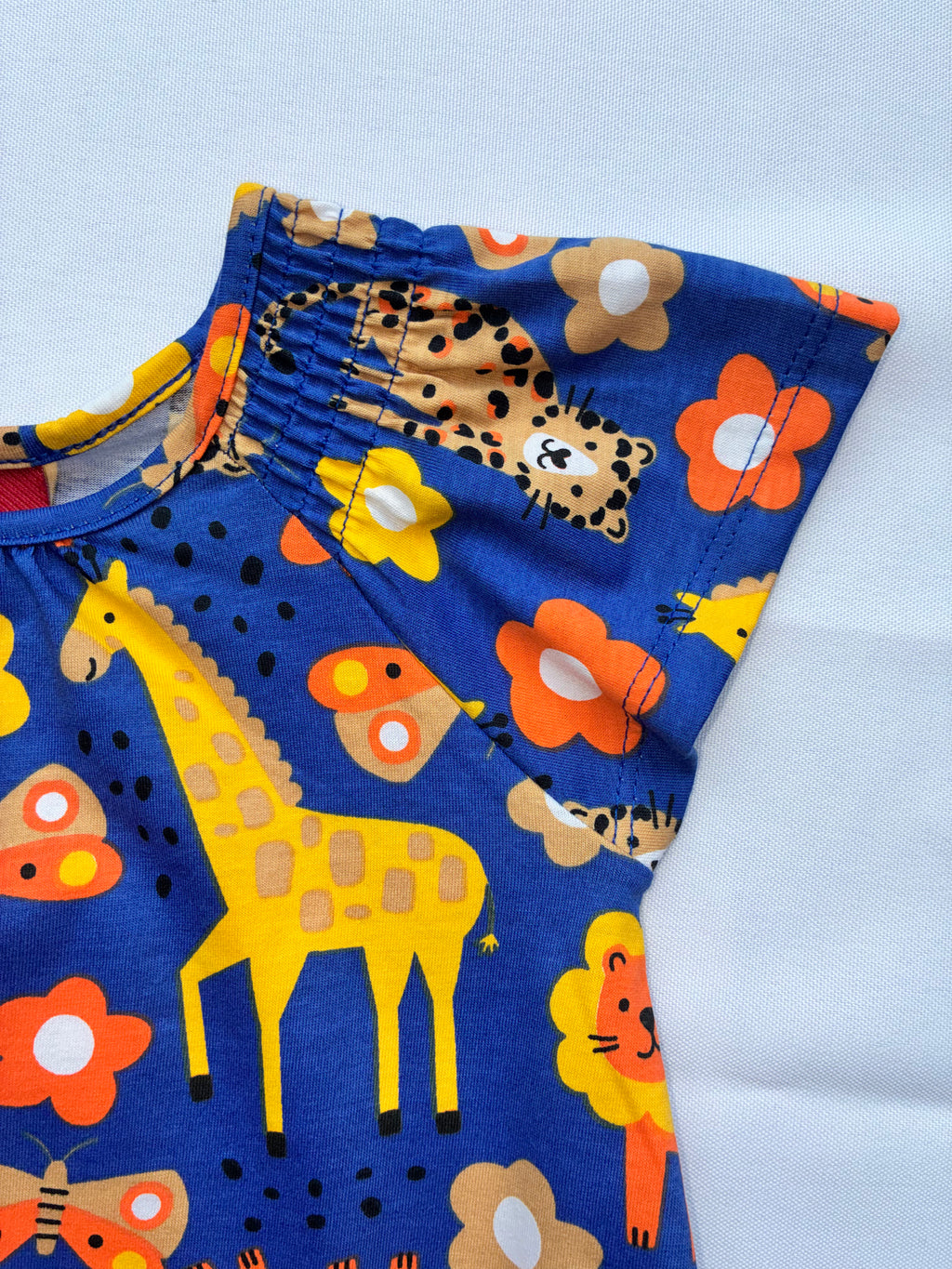 Vestido Infantil Safari Azul Kyly