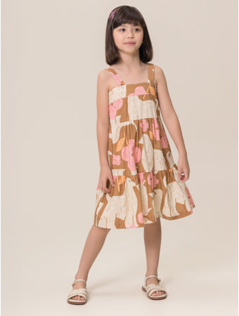 Vestido em Tricoline Best Friend Bugbee